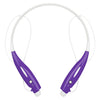 Wireless Stereo Headsets Sport Neckband Headphones In-ear Magnetic IPX4 Waterproof Earbuds With Built-in Mic Call Vibrate Alert Number Broadcast Running Gym