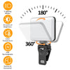 1Pc Rechargeable Selfie Light Fill Light 2000mAh Portable Clip On Light With 3 Light Modes 10 Brightness Levels For Phone Laptop Live Stream Make Up Photography