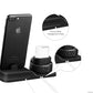 Mobile Phone Watch Headset Three-in-one Charging Stand Base Silicone Iwatch Charging Stand