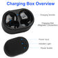 TWS True Wireless V4.2 Earbuds IPX4 In-ear Stereo Earphone Hands-free Deep Bass Earpiece With Mic Magnetic Charging Case 30Hrs Single Earbud Work Time Driving Business