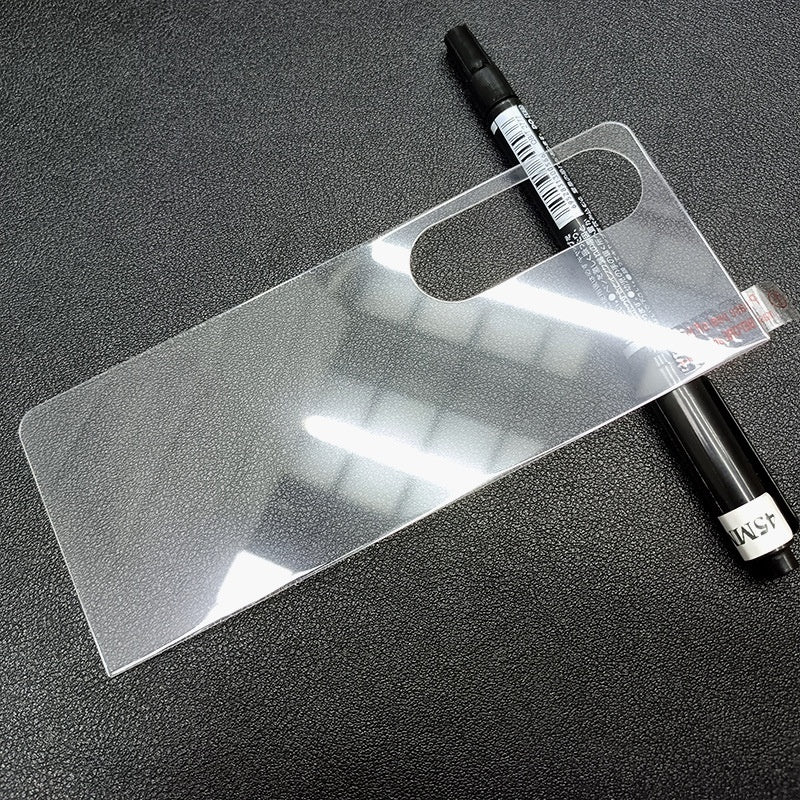 Screen Printed Tempered Glass Protective Rear Film