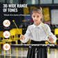 30 Note Glockenspiel Xylophone Bell Kit, Professional Percussion Instrument Set With Mallets, Drum Sticks, Music Stand,  8" Practice Pad, Adjustable Stand And Carrying Bag For Students & Adults