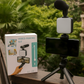 Kit Vidéo Complet avec Trépied, Lumière LED & Microphone