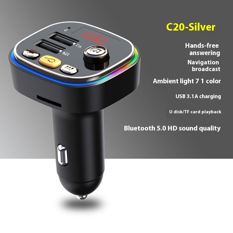 C20 Car Mp3 Bluetooth Player Charger Fm Transmitter