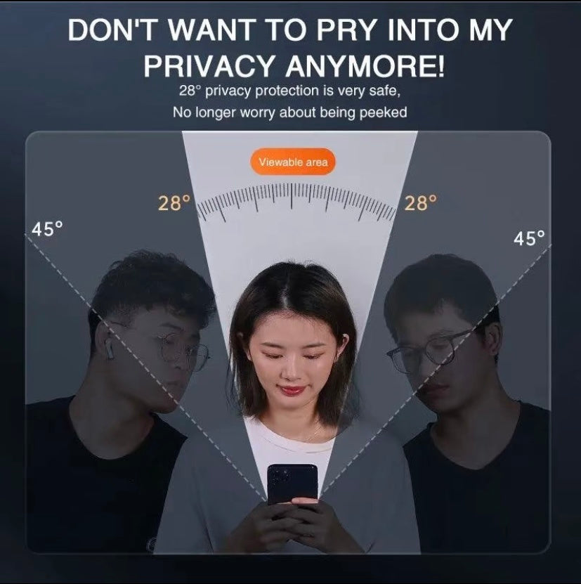 2 Pack For Phone 14, 15 Plus, Pro, Pro Max Matte Screen Protector Glass, HD Clear, Anti Glare, Anti Fingerprint, Shatterproof Sensitive Touch Quick Installation