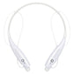 Wireless Stereo Headsets Sport Neckband Headphones In-ear Magnetic IPX4 Waterproof Earbuds With Built-in Mic Call Vibrate Alert Number Broadcast Running Gym